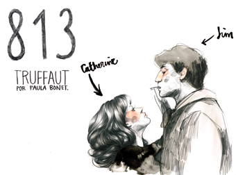 813. Truffaut by Paula Bonet